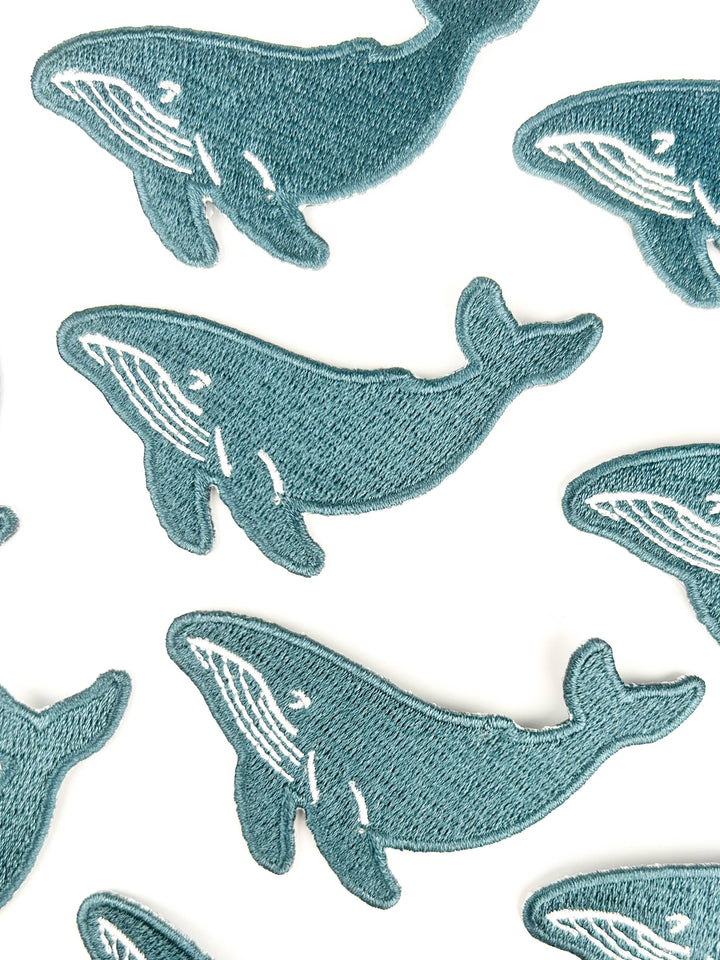 Whale - Embroidered Patch