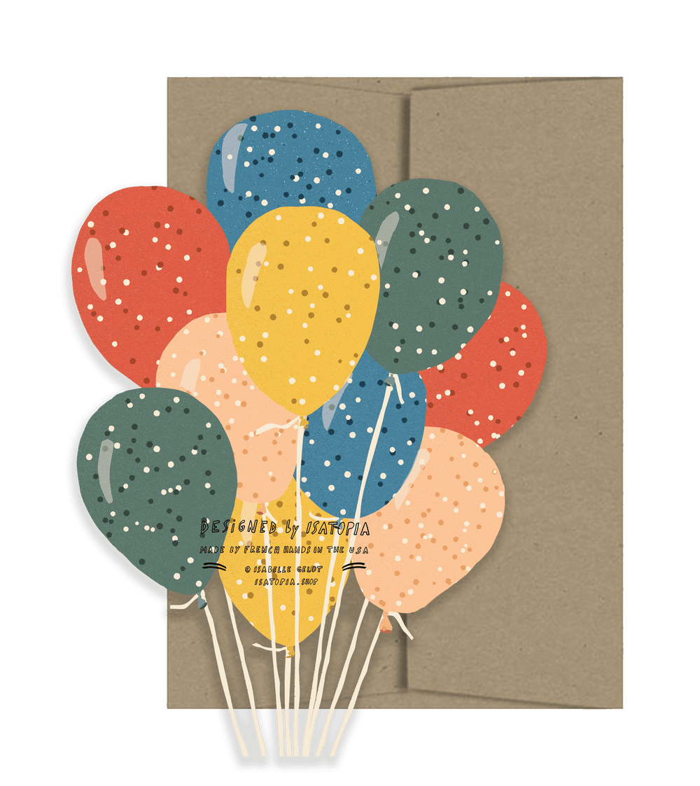 Greeting Card - Party Balloons - BUNKHAUS