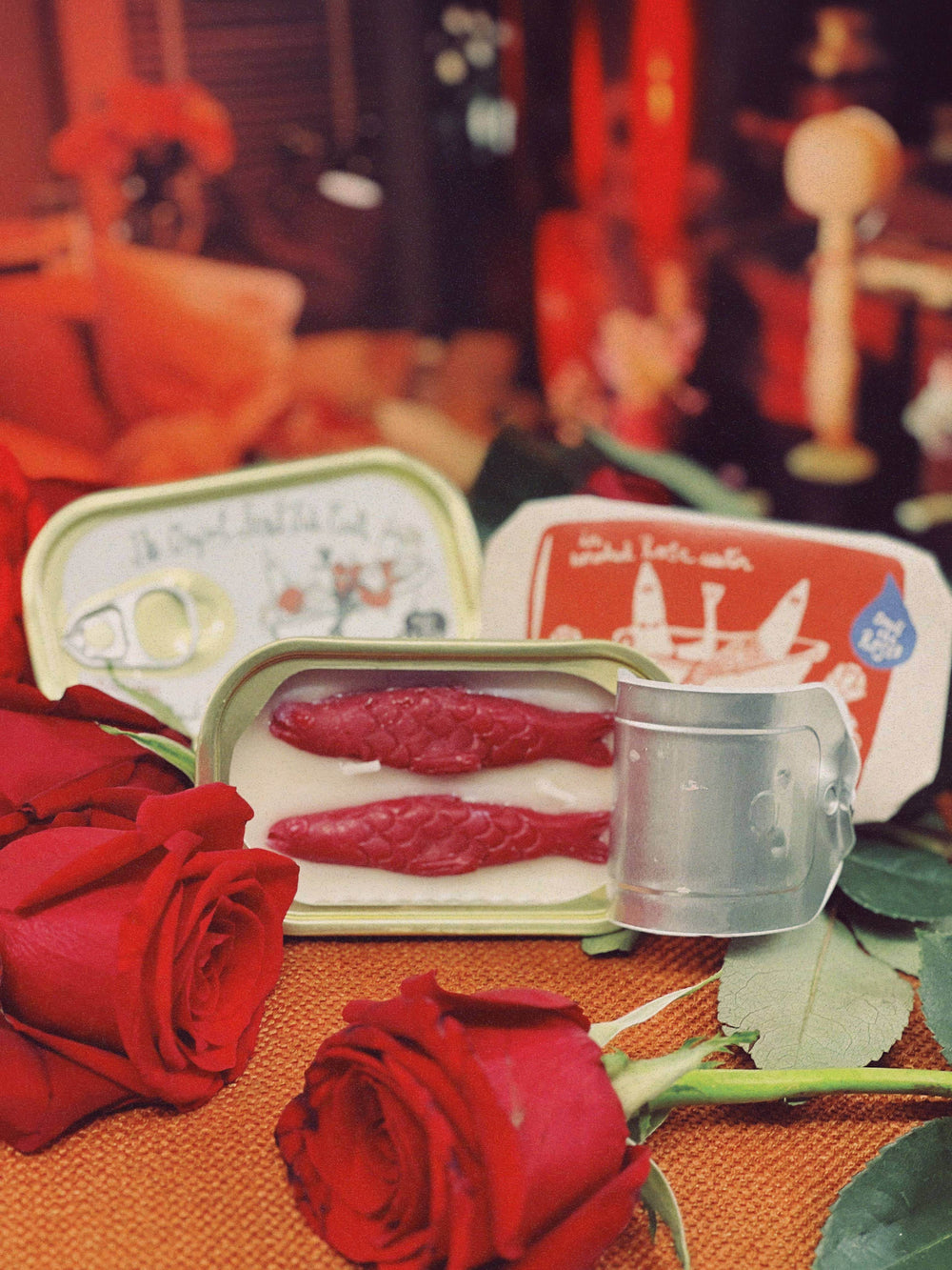 Tinned Fish Candle - Smoked Rose Water - BUNKHAUS
