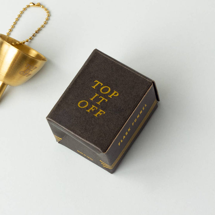 Gold Flask Funnel