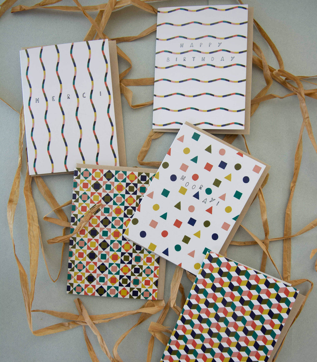 Greeting Card - Carnival Tile - BUNKHAUS