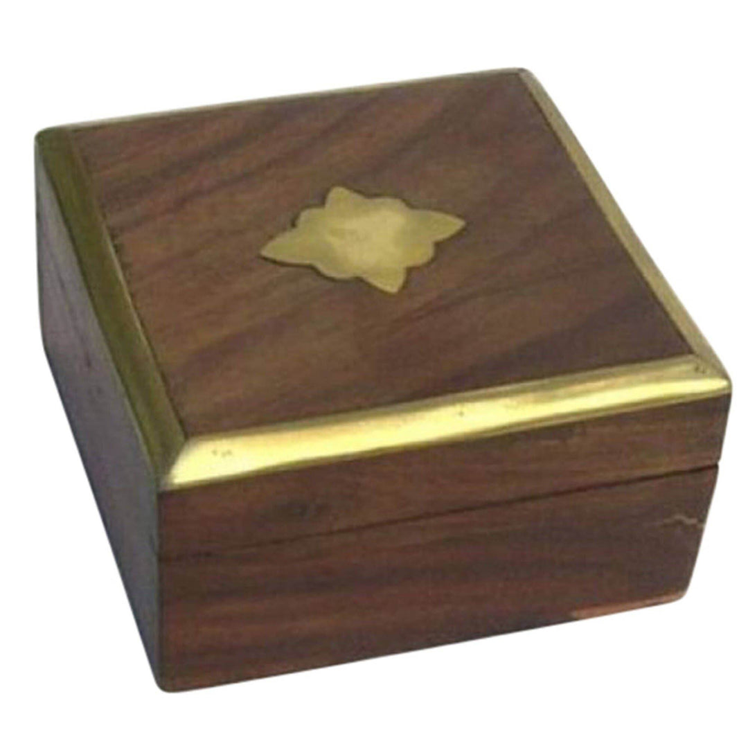 Handmade Sheesham Wooden Jewelry Storage Box - BUNKHAUS