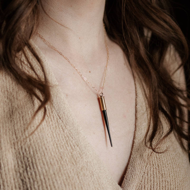 Quill Necklace · Demi-Fine Gold · 18 Inch