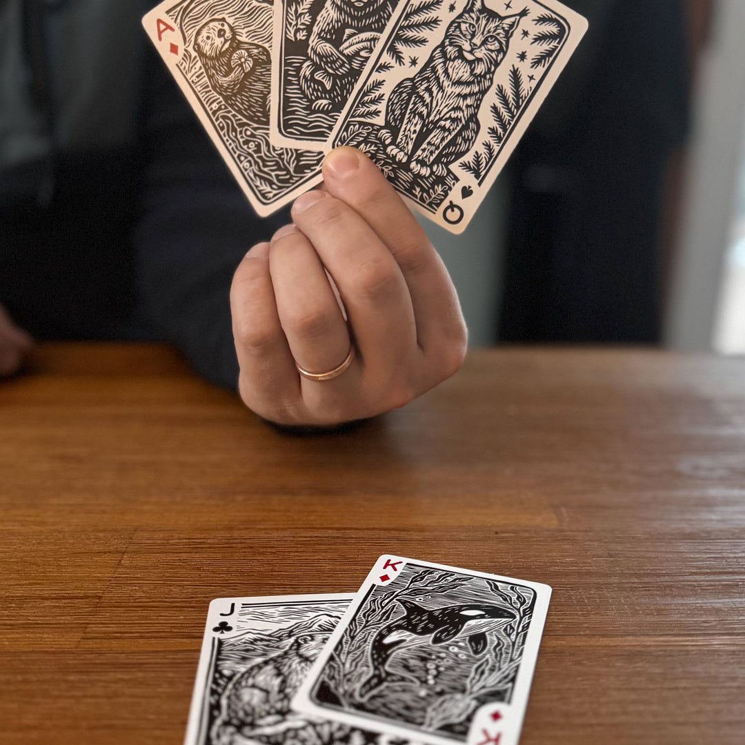 Frost + Fur Playing Cards