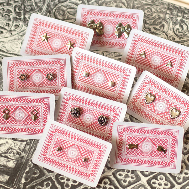 Vintage Silver Stud Earrings - Variety