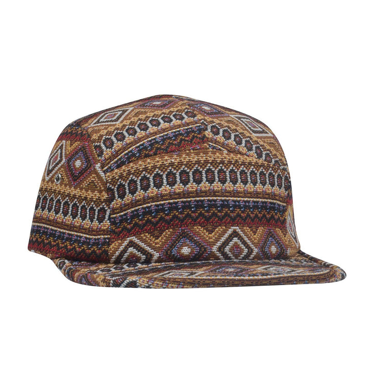 Multi-Color Jacquard 5-Panel Hat