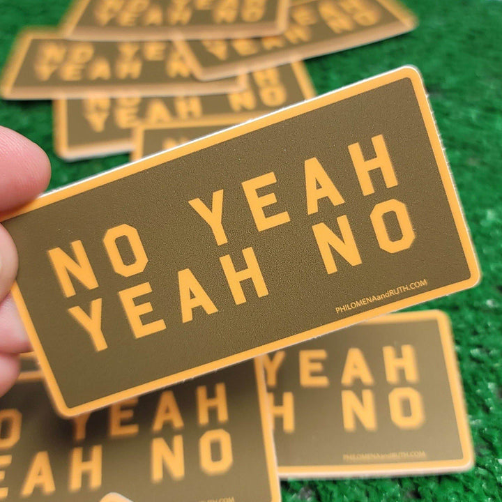 No Yeah Yeah No - vinyl sticker - BUNKHAUS