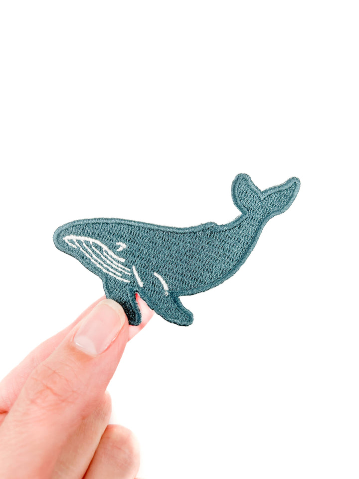 Whale - Embroidered Patch