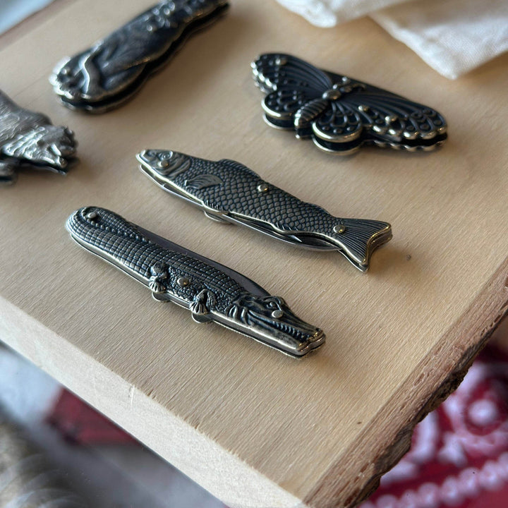 Cute Little Brass Animal Pocket Knife - BUNKHAUS