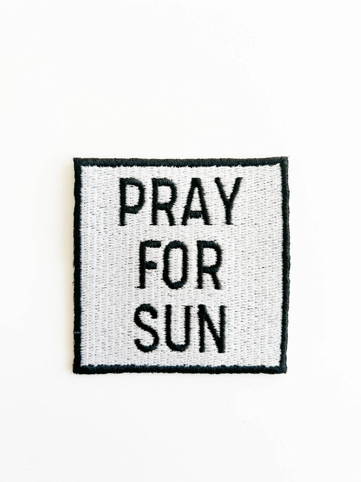 Pray for Sun Iron on Patch - BUNKHAUS