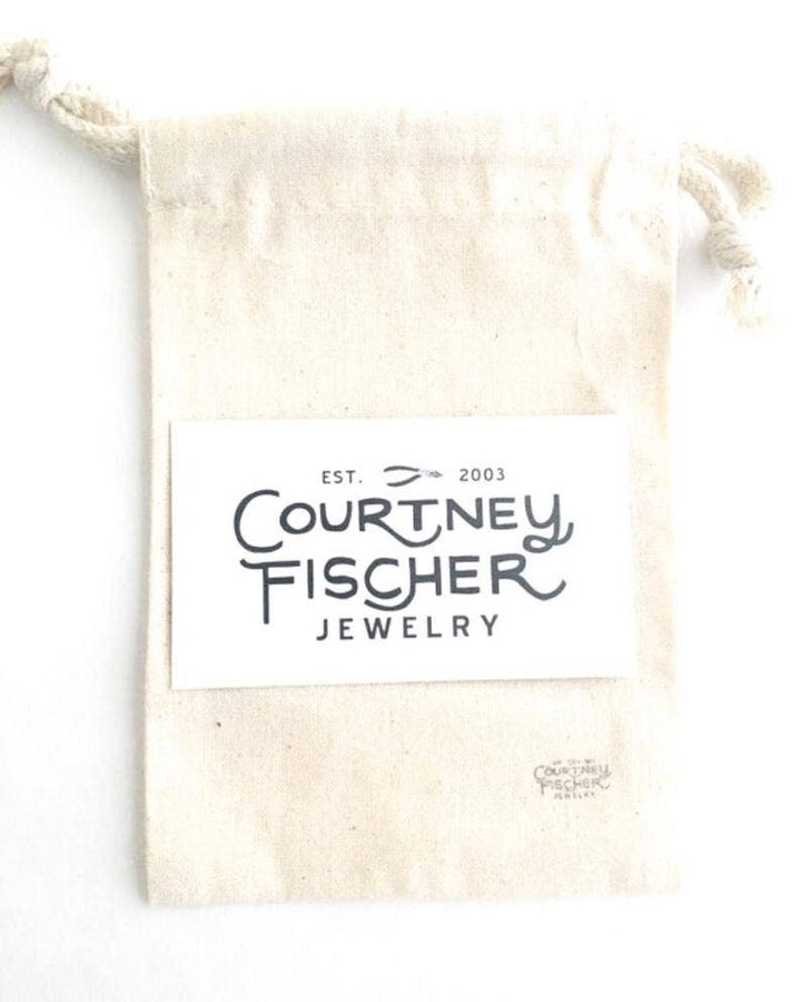 Black and White Enamel Necklace Courtney Fischer Jewelry