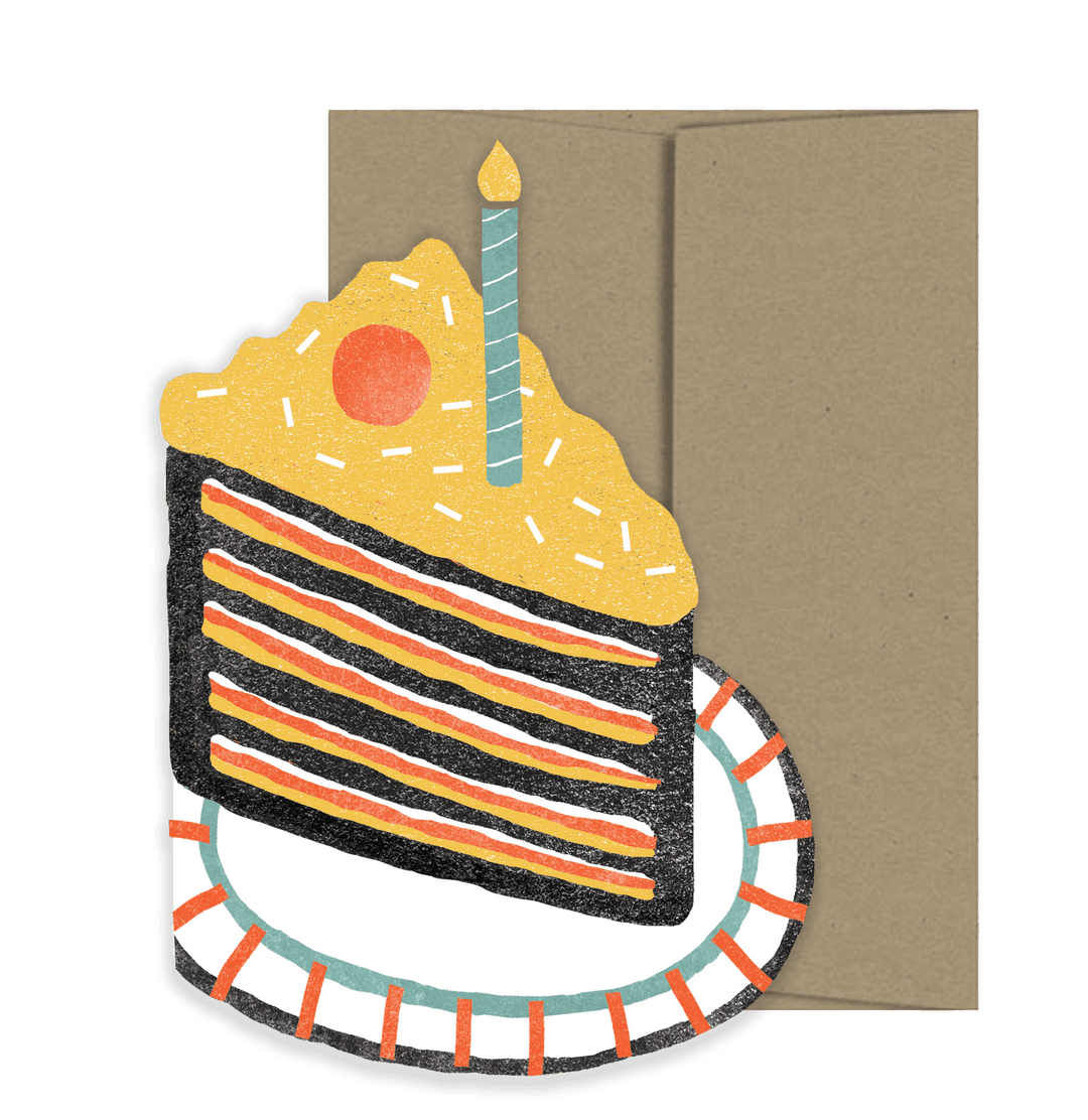 Greeting Card - Piece of Cake - BUNKHAUS