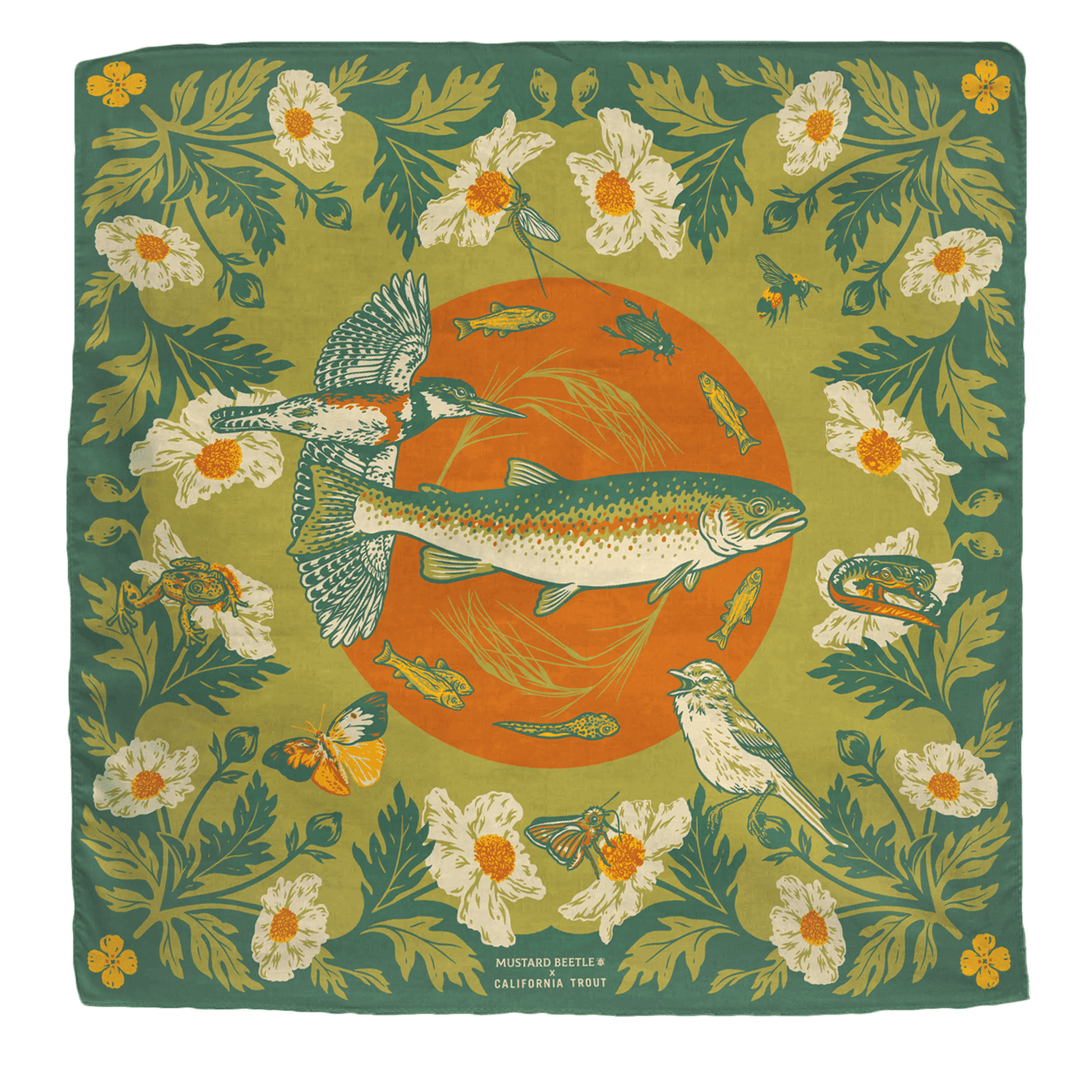 Organic Fair Trade Bandana - Malibu Creek - BUNKHAUS