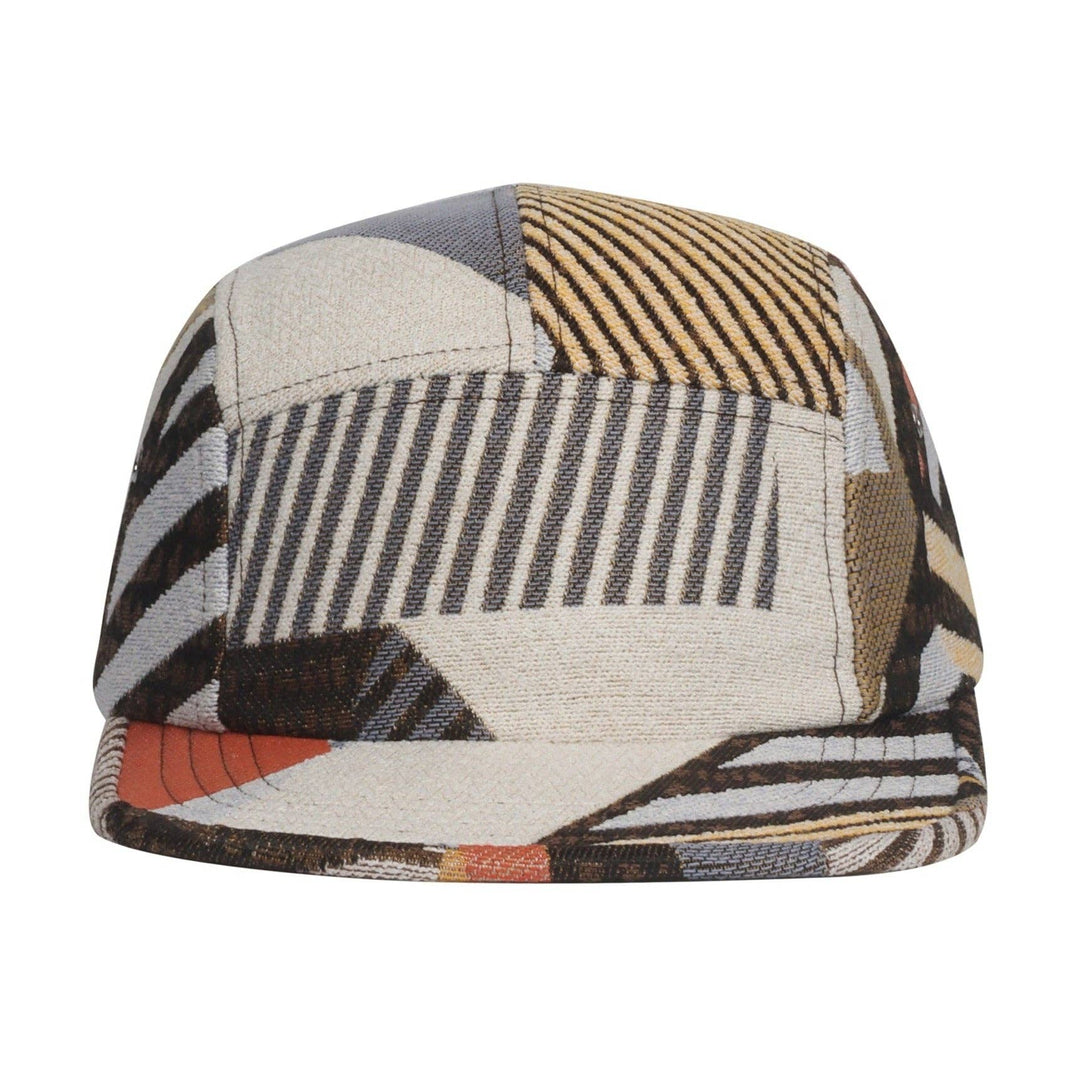 Random Patch Jacquard 5 Panel Hat