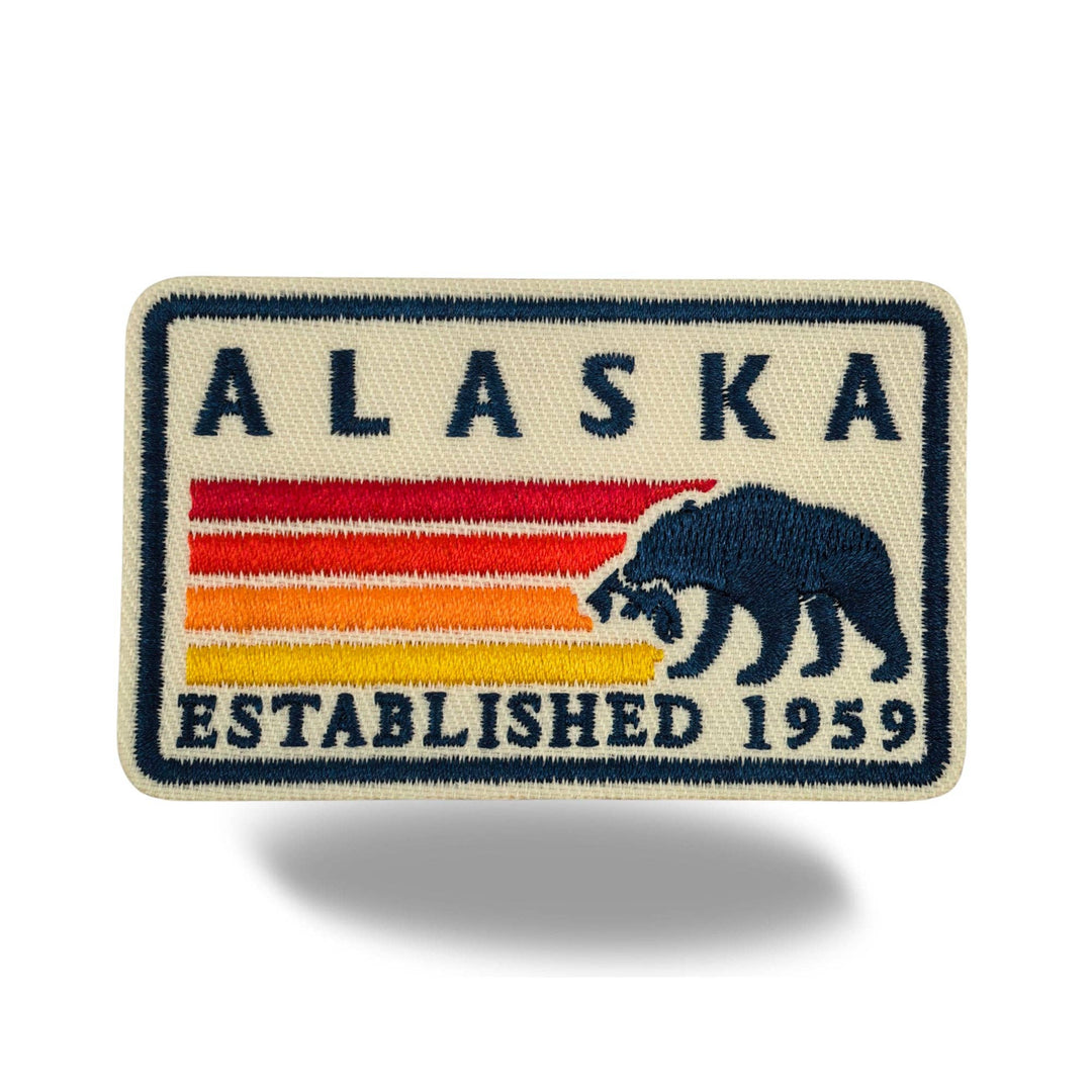 Alaska Bear Embroidered Patch