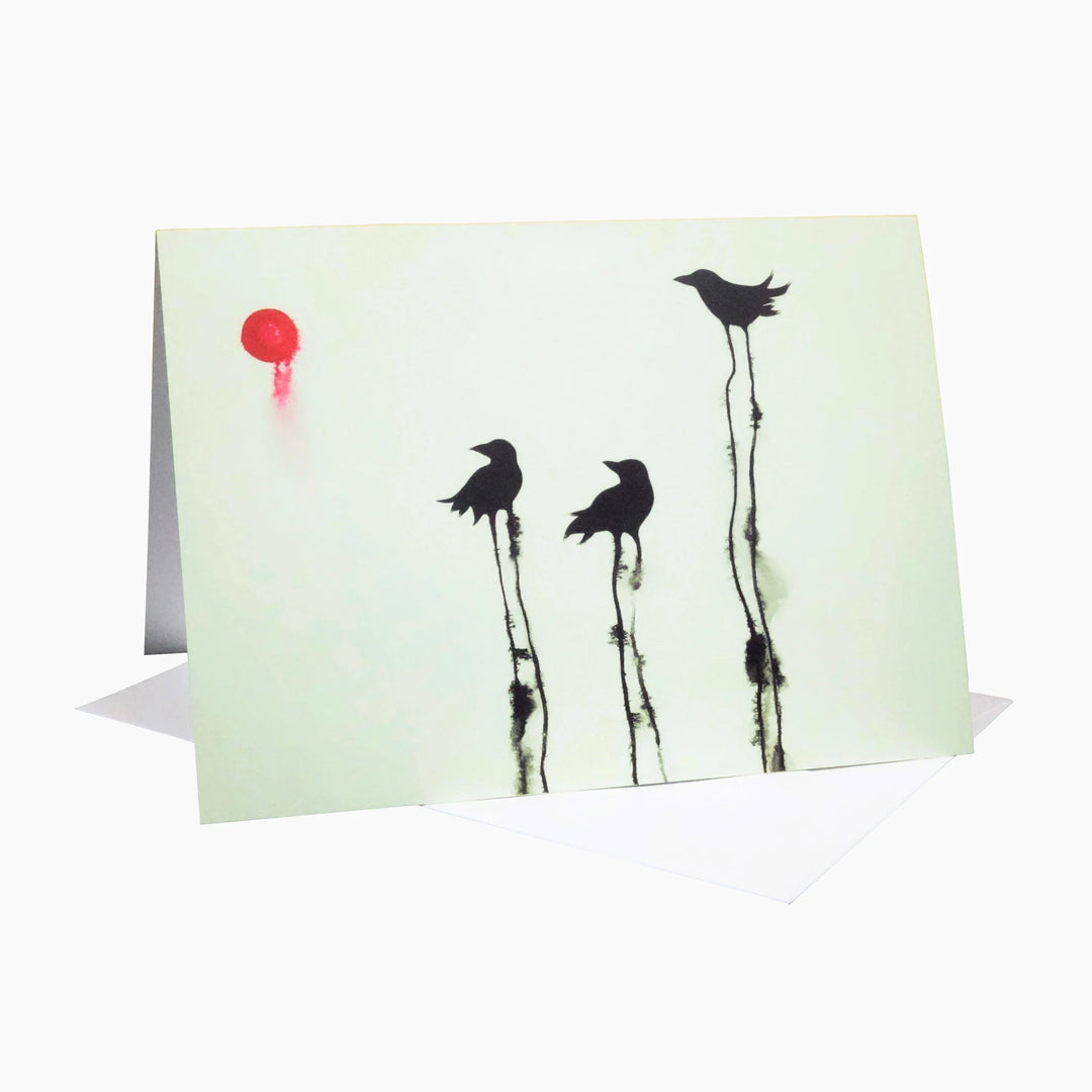 Trickster Co. — Ravens in the Clouds Note Card