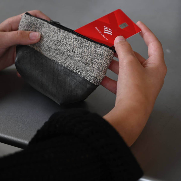 Vegan Recycled Inner Tube and Hemp Pouch - BUNKHAUS