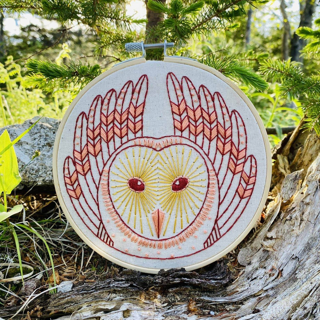 Embroidery Kit - Barn Owl - BUNKHAUS