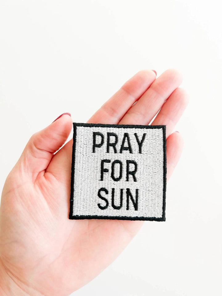 Pray for Sun Iron on Patch - BUNKHAUS