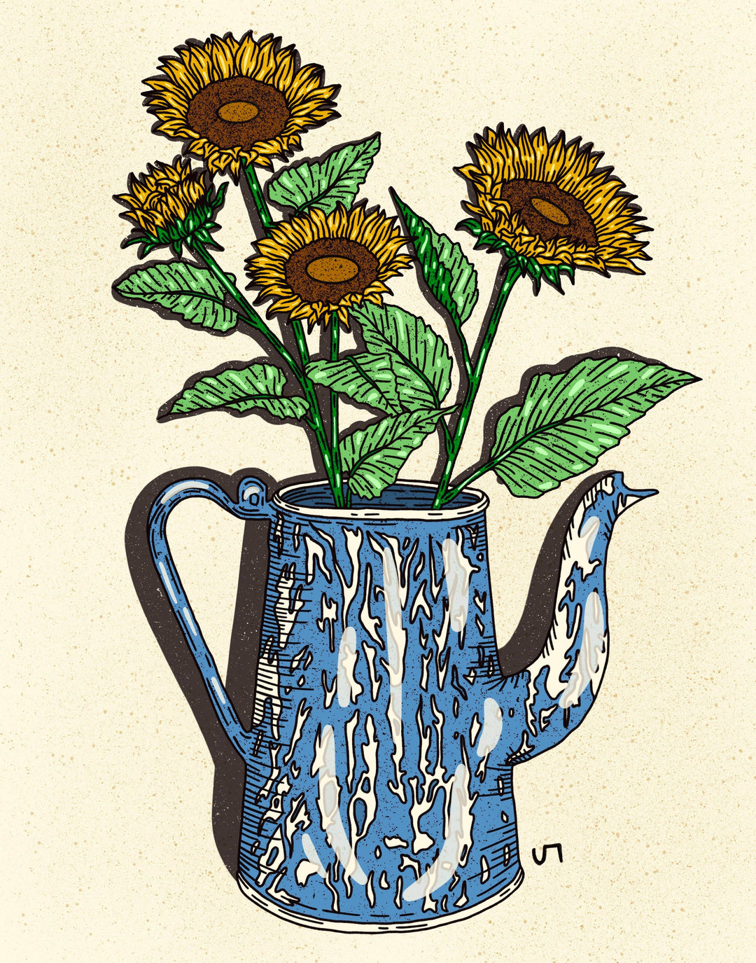 Howdy Studio - Enamel Kettle - BUNKHAUS