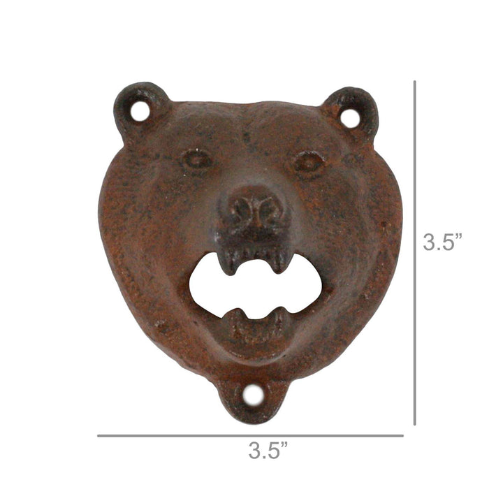 Bear Bottle Opener - Rust - BUNKHAUS