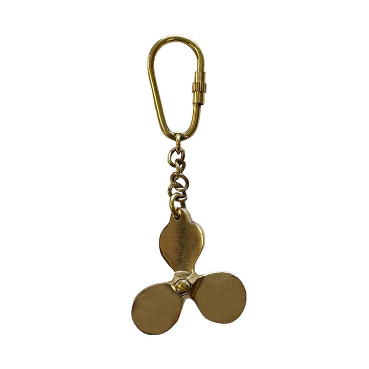 Brass Propeller Keychain