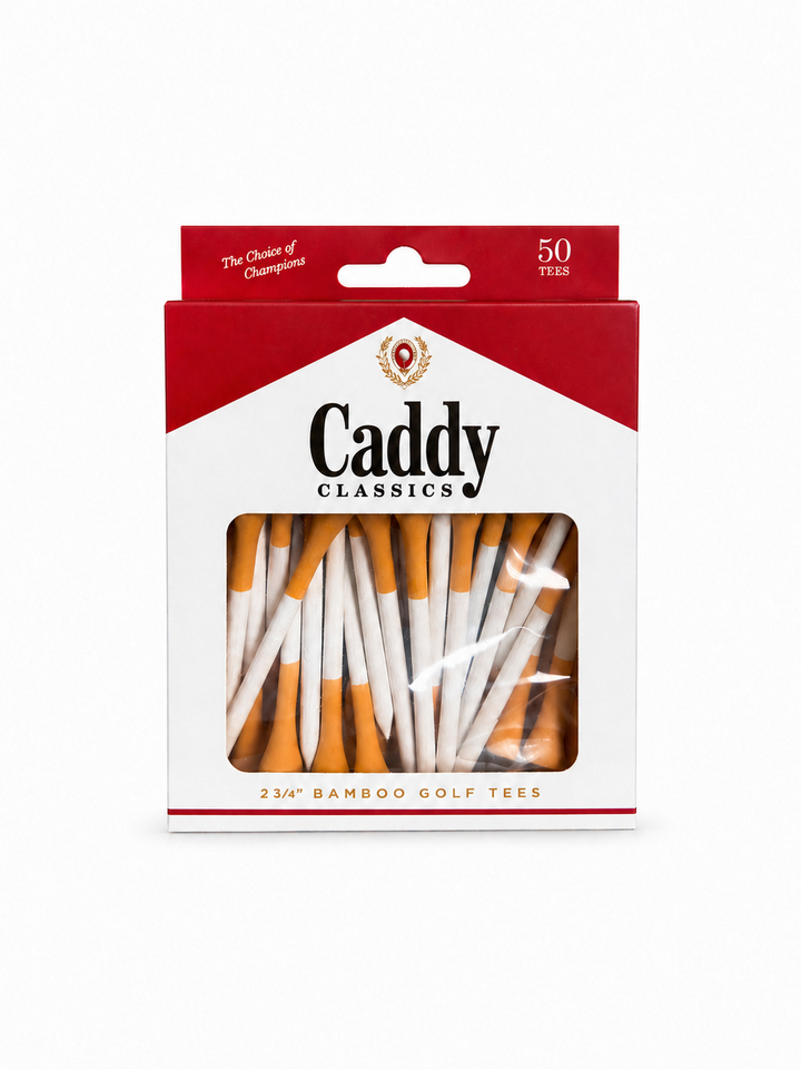 Royal Reds Golf Tees - 50 Bamboo 2¾ Inch