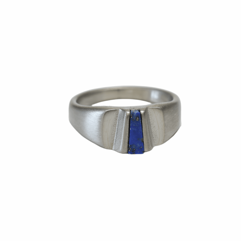 Lapis Lazuli Inlay Ring - BUNKHAUS