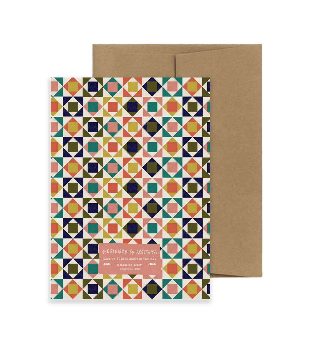 Greeting Card - Carnival Tile - BUNKHAUS
