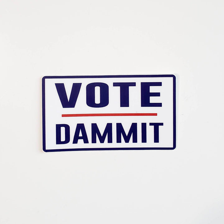 Vote Dammit - vinyl sticker - BUNKHAUS