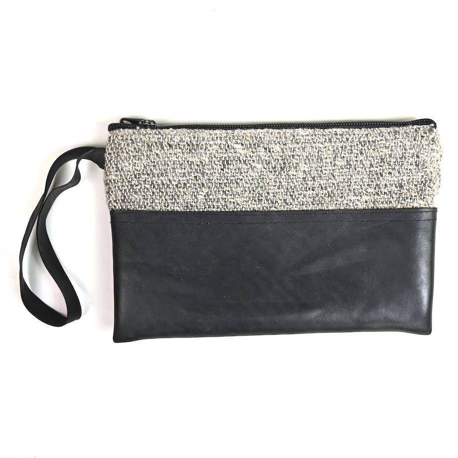 Vegan Recycled Inner Tube and Hemp Wristlet - BUNKHAUS