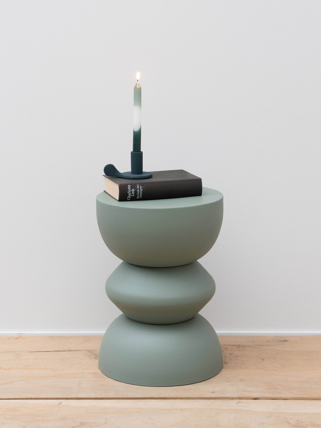 Grey blue side table Forms - BUNKHAUS