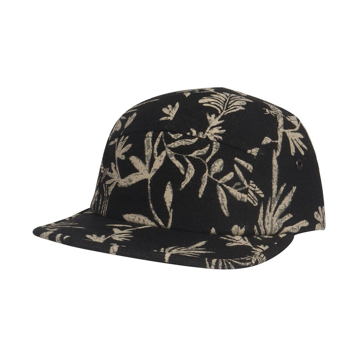 Leaf Jacquard 5-Panel Camp Cap