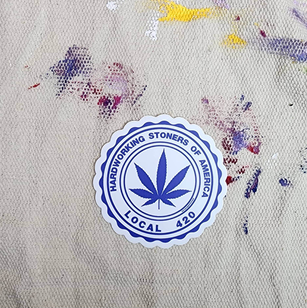 Hardworking Stoners of America - vinyl sticker - BUNKHAUS
