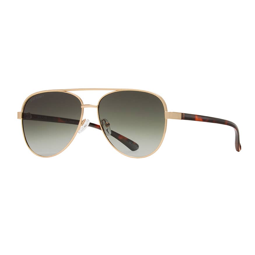 Blue Planet — Jesse in Matte Gold / Brown Tortoise