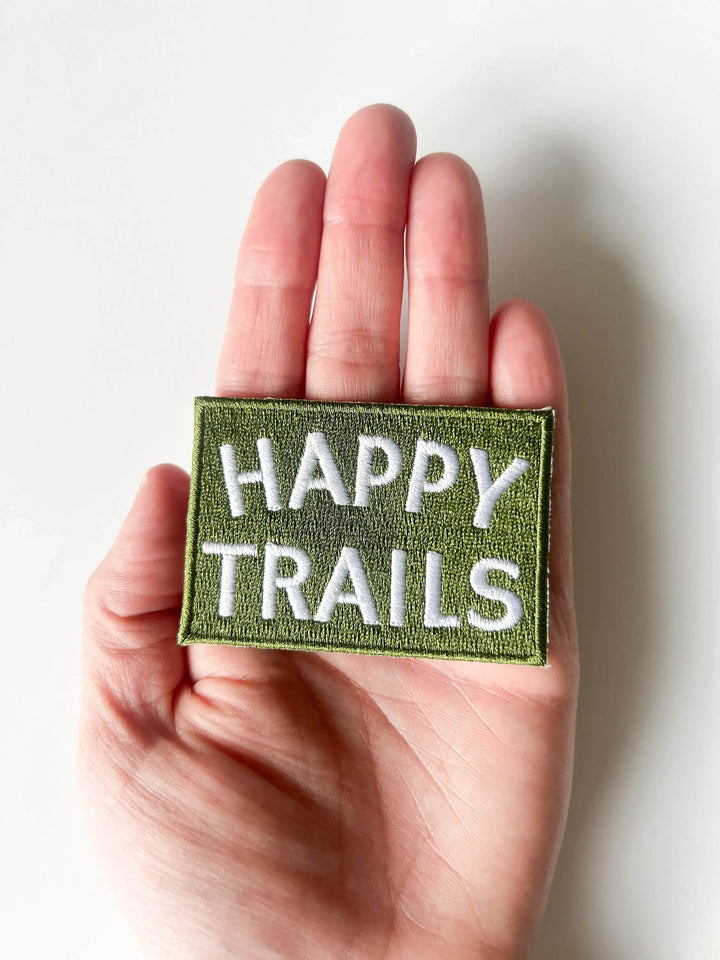 Happy Trails Iron on Patch - BUNKHAUS