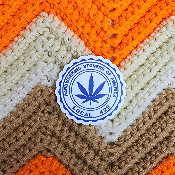 Hardworking Stoners of America - vinyl sticker - BUNKHAUS