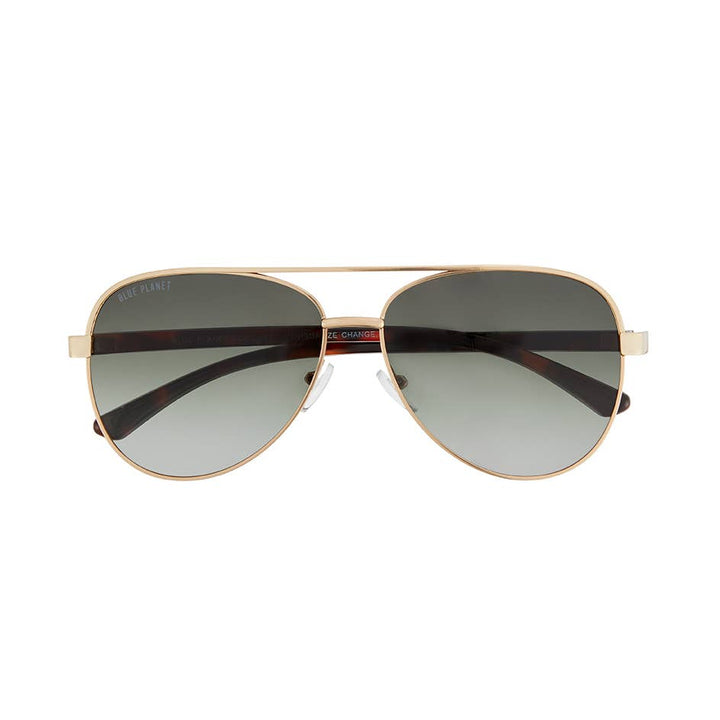 Blue Planet — Jesse in Matte Gold / Brown Tortoise