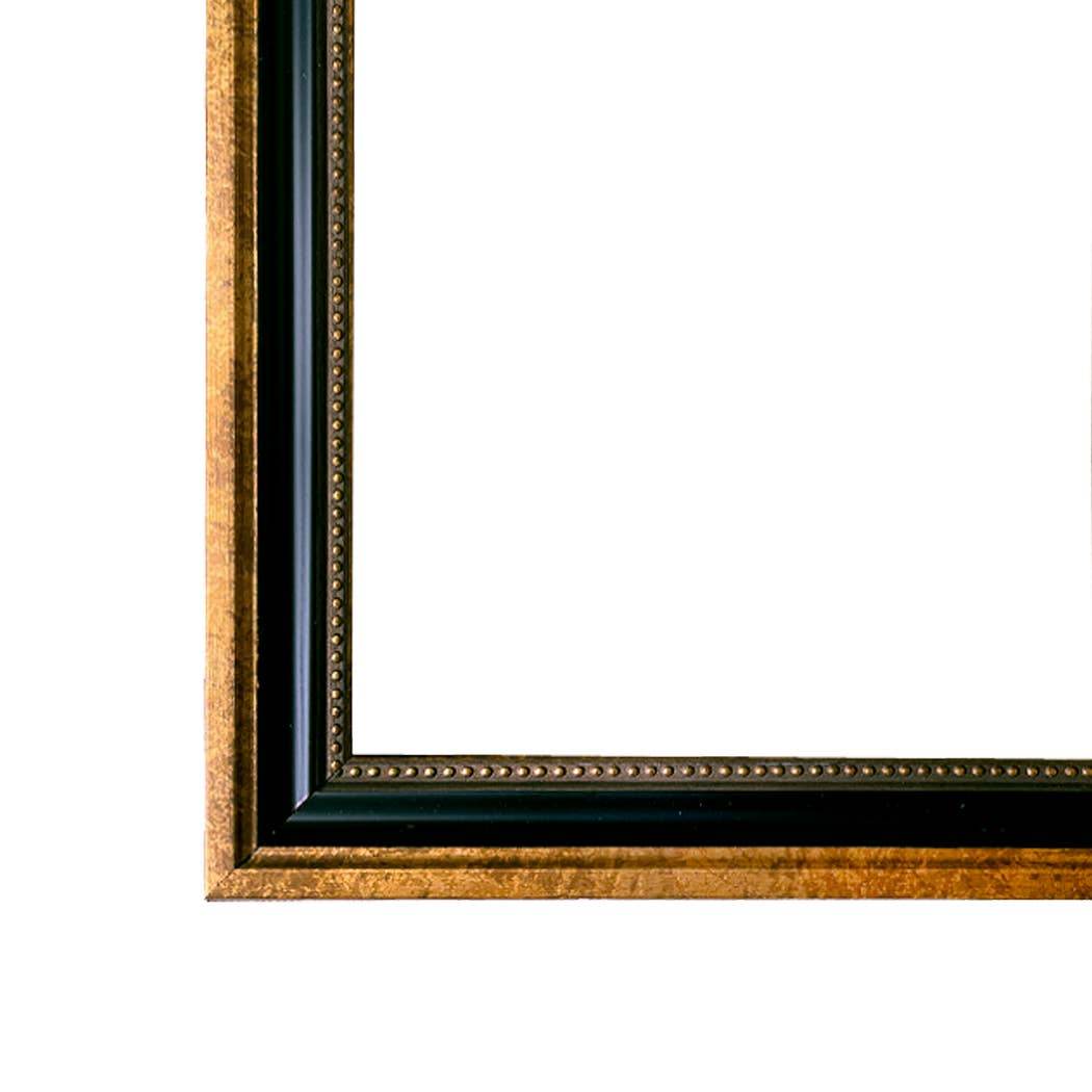 Two Rabbits Art Nouveau Vintage Style Print Behind Glass - BUNKHAUS