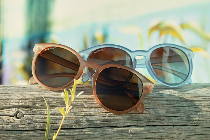Blue Planet — Arches in Soft Beige / Brown Polarized Lens