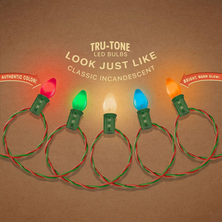 Vintage-Style C7 LED Christmas Lights — Classicolor