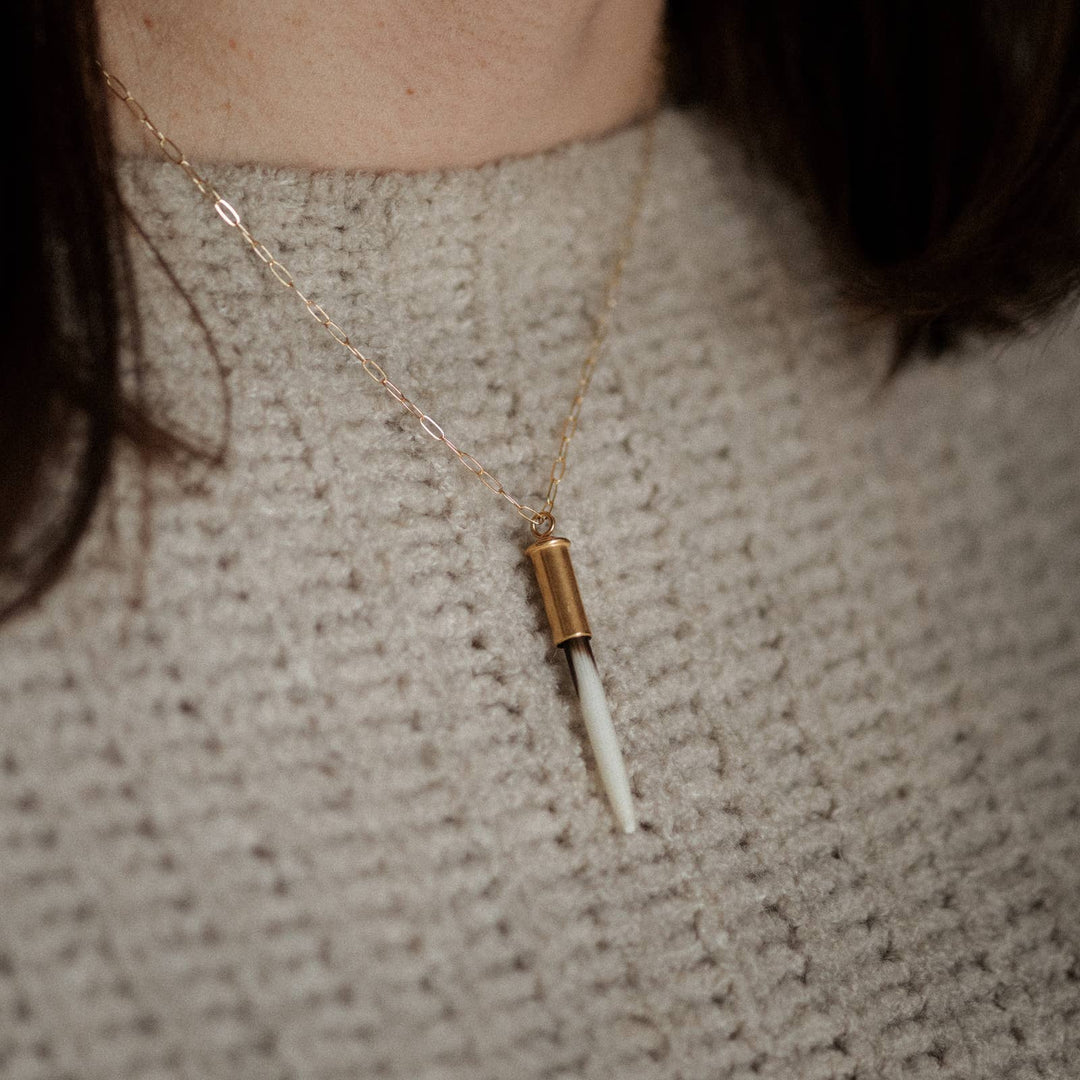 Quill Necklace · Demi-Fine Gold · 18 Inch