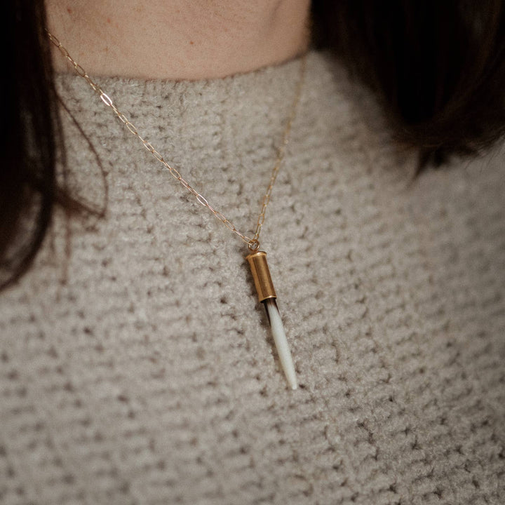 Quill Necklace · Demi-Fine Gold · 18 Inch