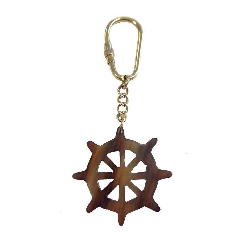 Ship Wheel Keychain - BUNKHAUS