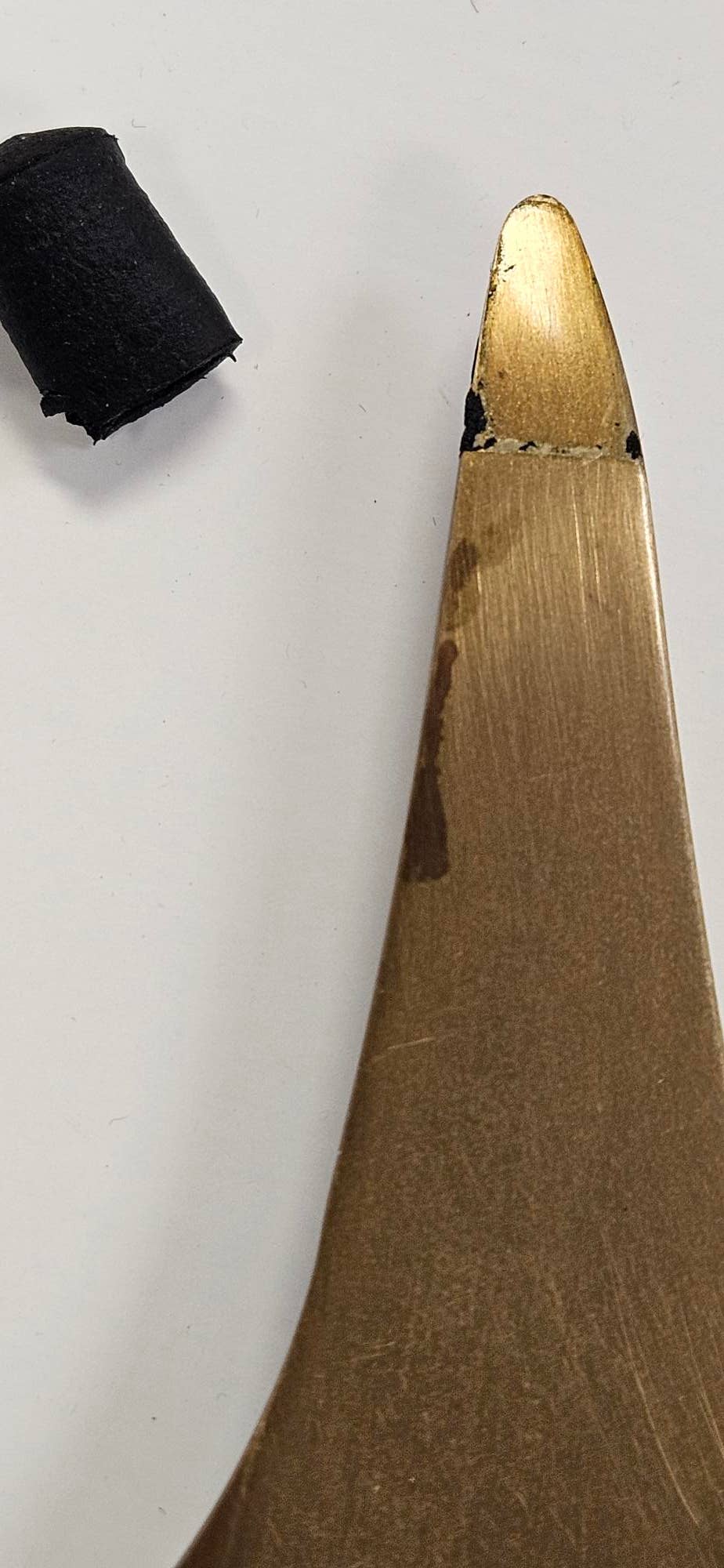 SECONDS - 5-1/4" Antiqued Brass Sail Boat Paperweight