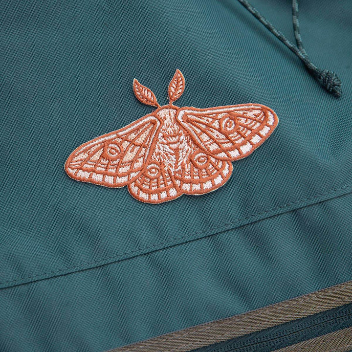 Emperor Moth Embroidered Patch Iron on Patch - BUNKHAUS