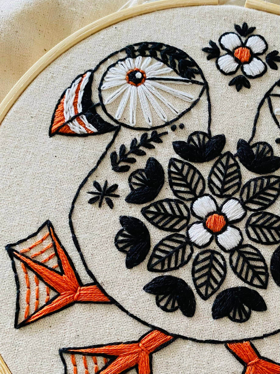 Complete Embroidery Kit - Puffin - BUNKHAUS