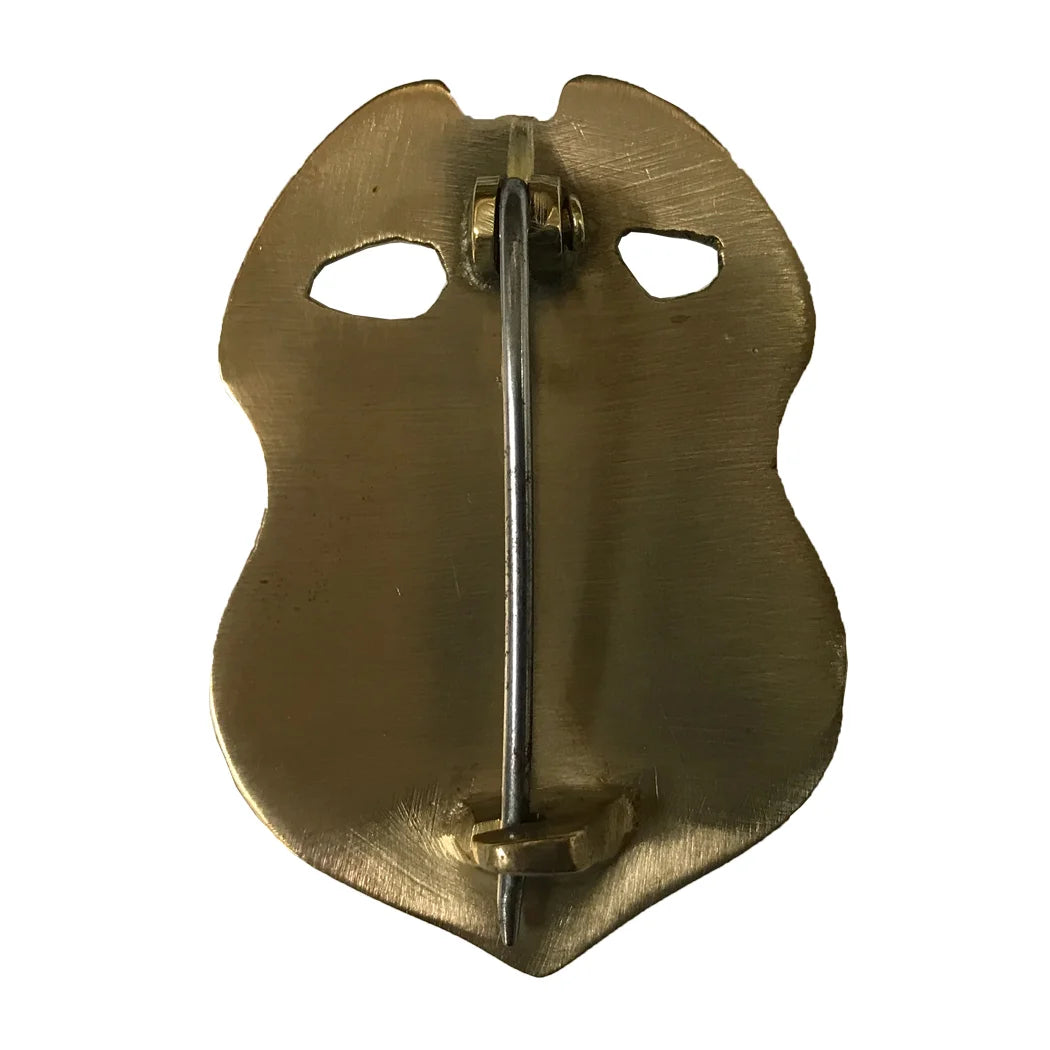 Brass Lighthouse Keeper's Badge