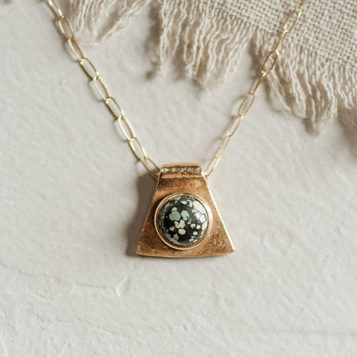 Cleo Necklace - Turquoise & Demi-Fine Gold