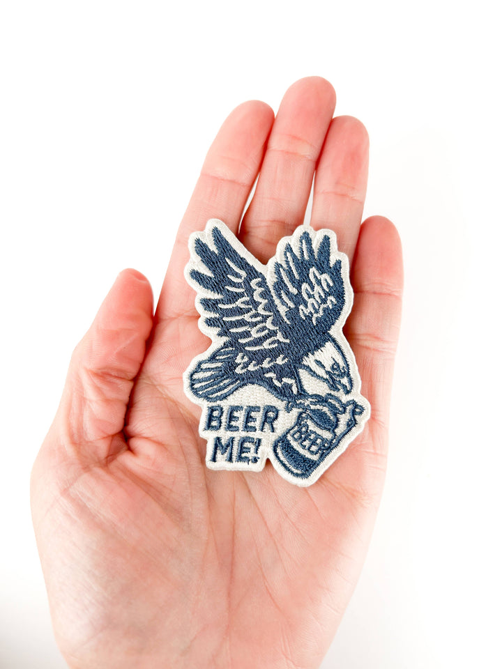 Beer Me Eagle - Embroidered Patch